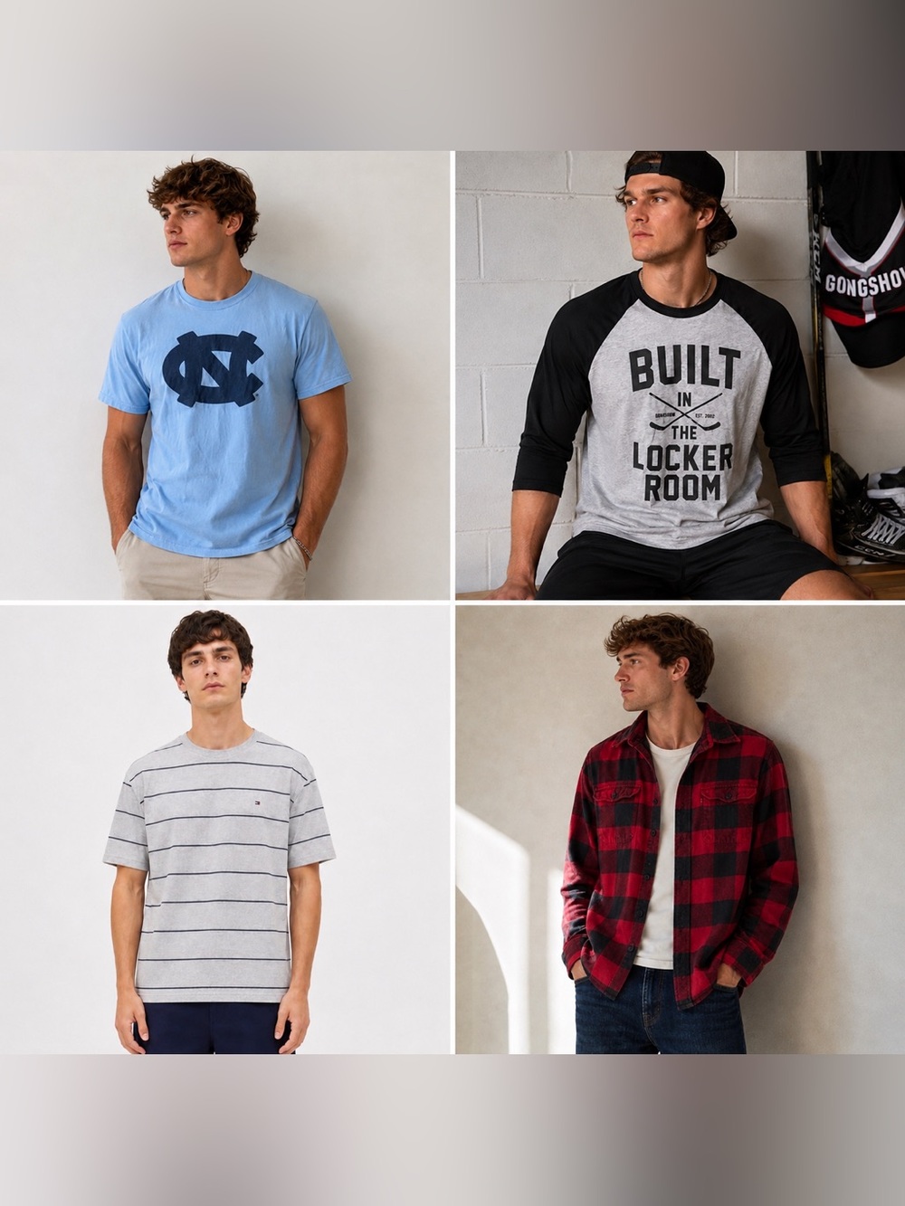 Men’s XL Shirt Bundle | Levi’s • Tommy Hilfiger • UNC Tar Heels • Gongshow